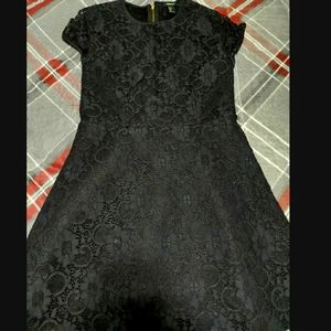 Black forever 21 lace dress, size L